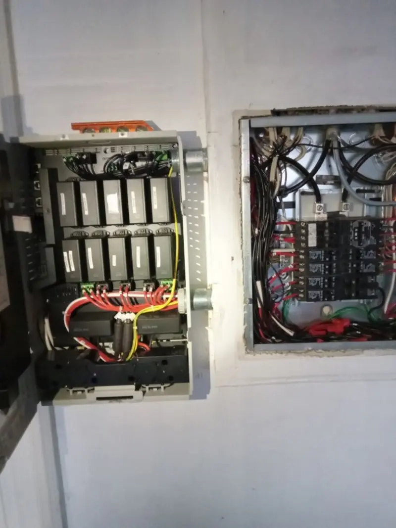 Electrical panel upgrade completed for Security Camera Wiring in Balm